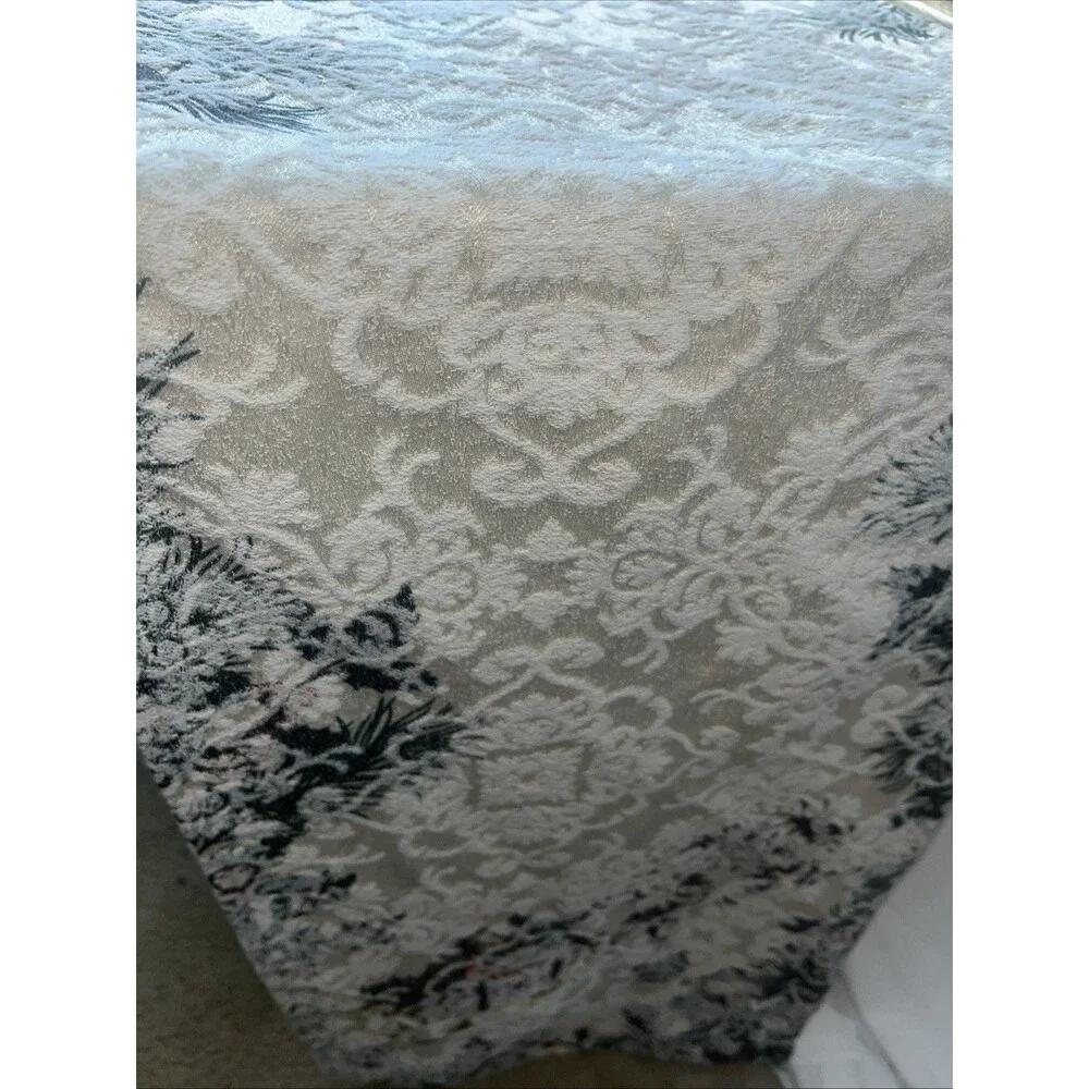 Unbranded Runner Table Multicolor Botanical Winter Holiday Festive
